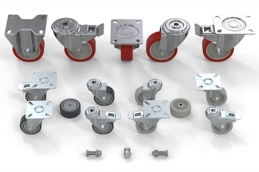 WDS Components extends castor wheel range with new sizes and designs